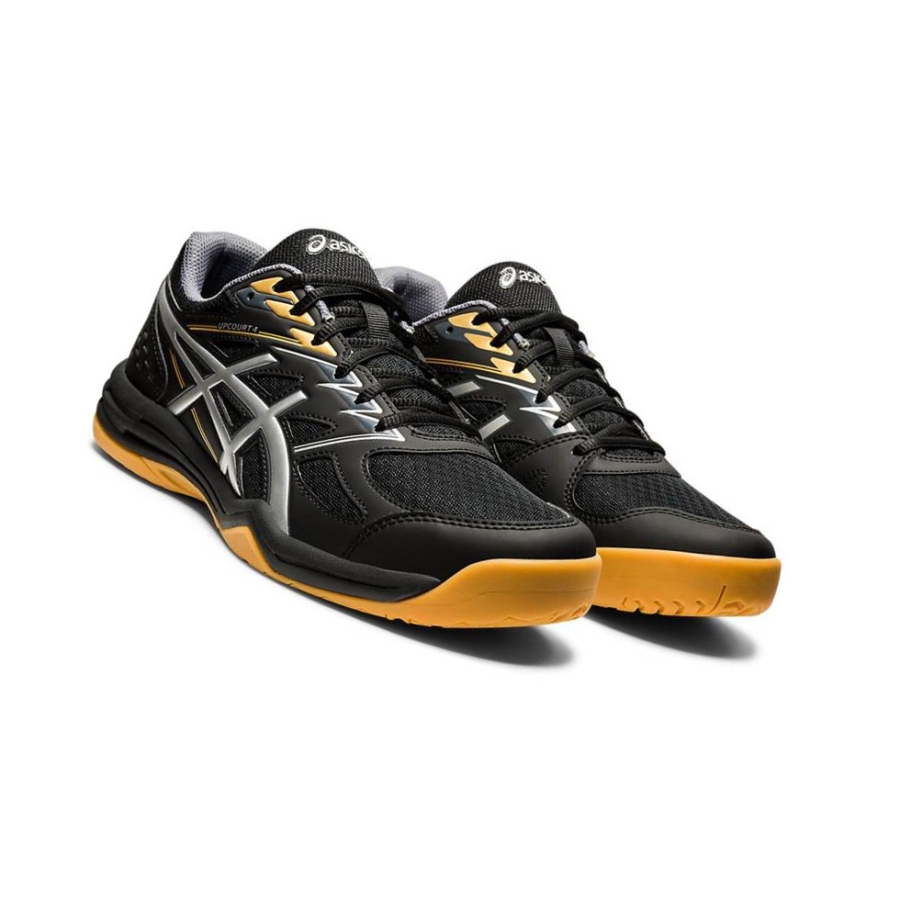 Black Men's Asics UPCOURT 4 Volleyball Shoes | US82761PG