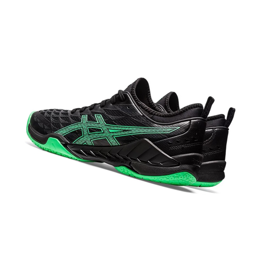 Black / New Leaf Men's Asics BLAST FF 3 Volleyball Shoes | US69580UV