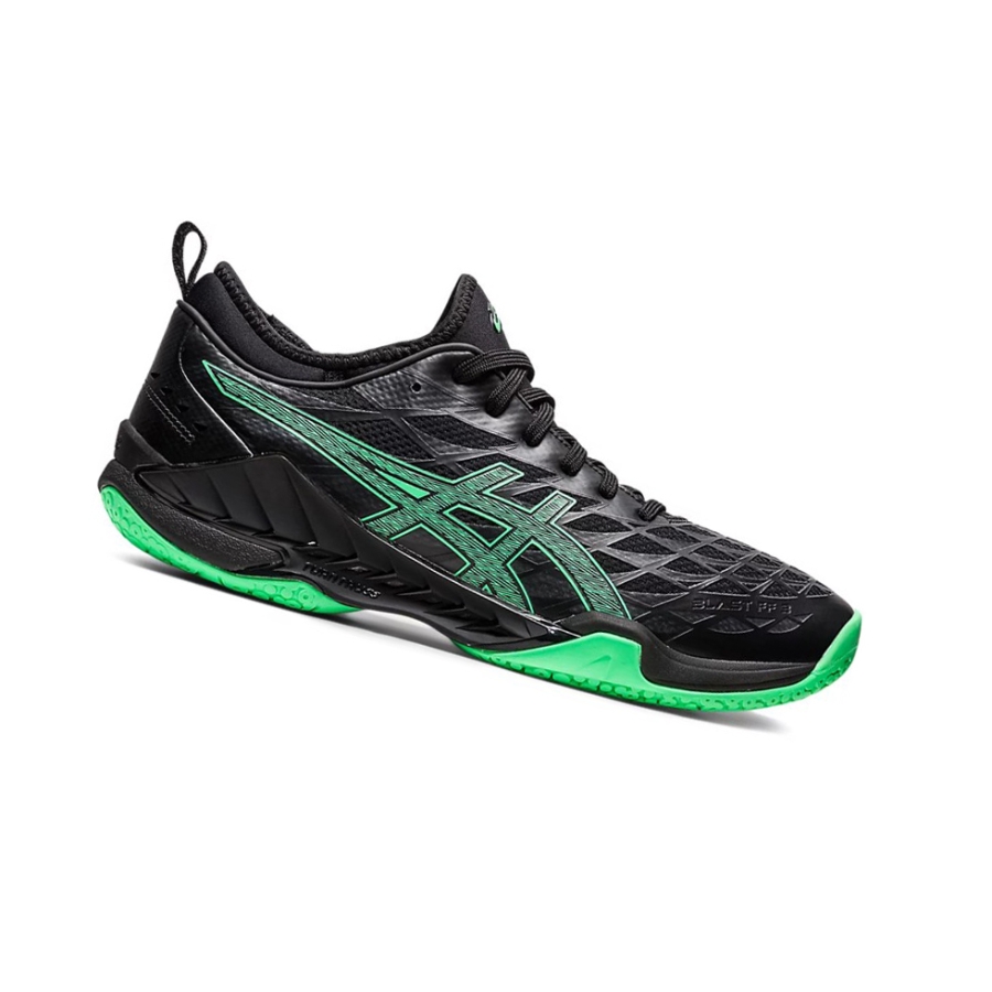 Black / New Leaf Men\'s Asics BLAST FF 3 Volleyball Shoes | US69580UV