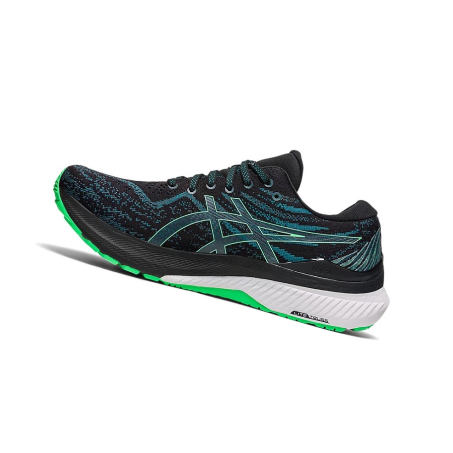 Black / New Leaf Men's Asics GEL-KAYANO 29 Running Shoes | US25709OZ