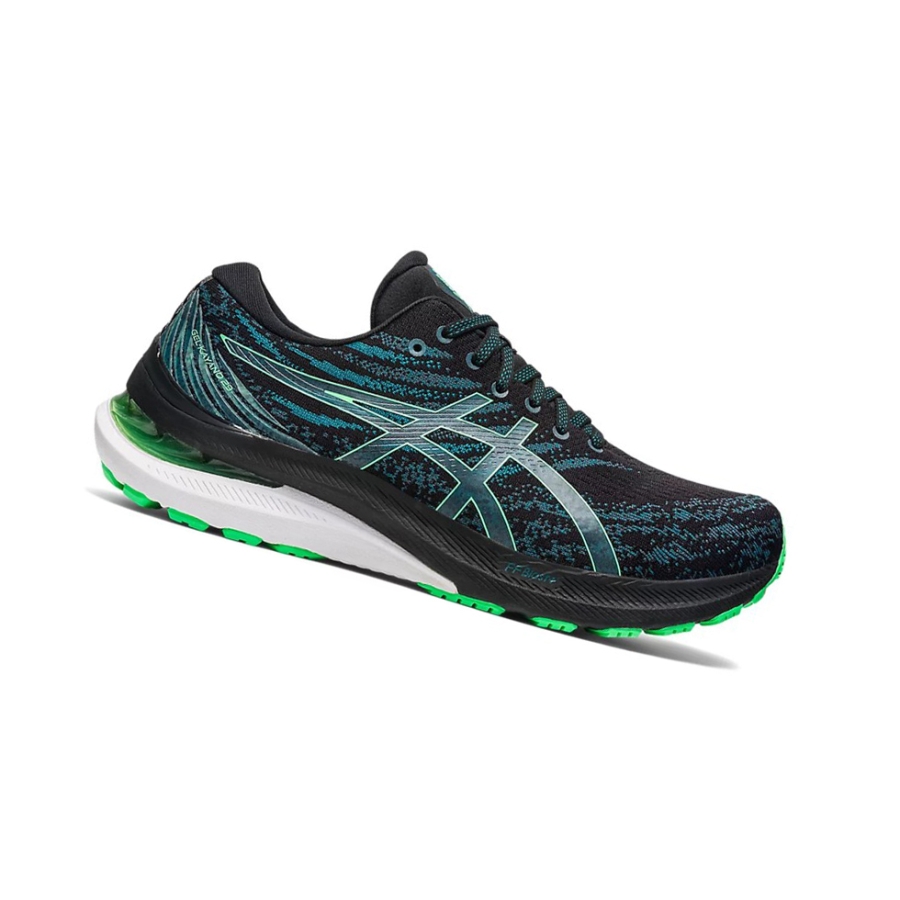 Black / New Leaf Men\'s Asics GEL-KAYANO 29 Running Shoes | US25709OZ