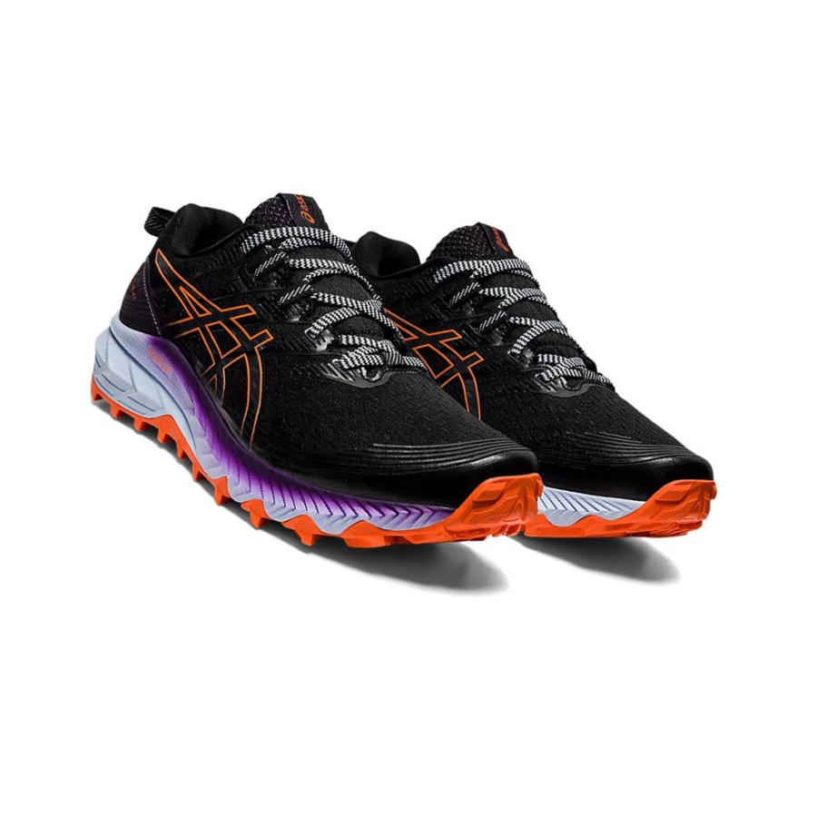 Black / Nova Orange Women's Asics GEL-Trabuco 10 Trail Running Shoes | US73542KT