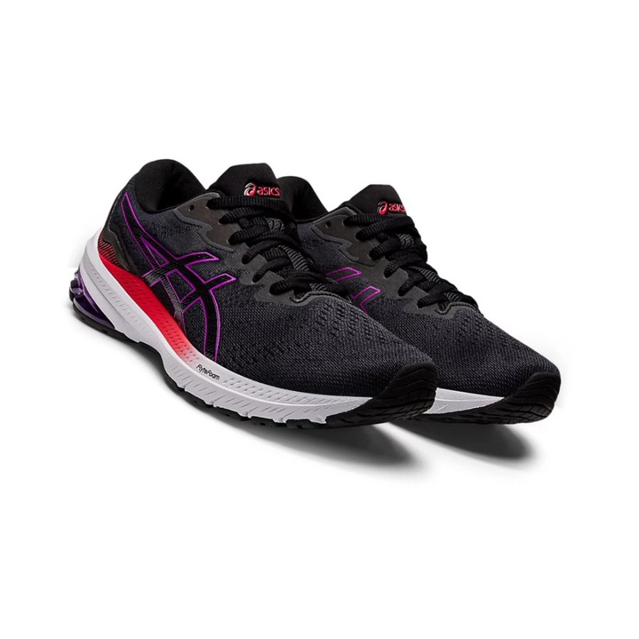 Black / Orchid Women's Asics GT-1000 11 Running Shoes | US71428ZR