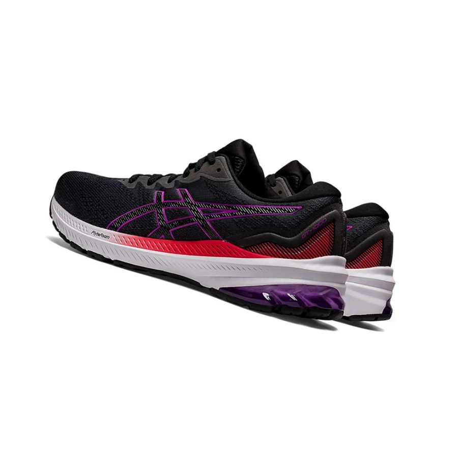 Black / Orchid Women's Asics GT-1000 11 Running Shoes | US71428ZR