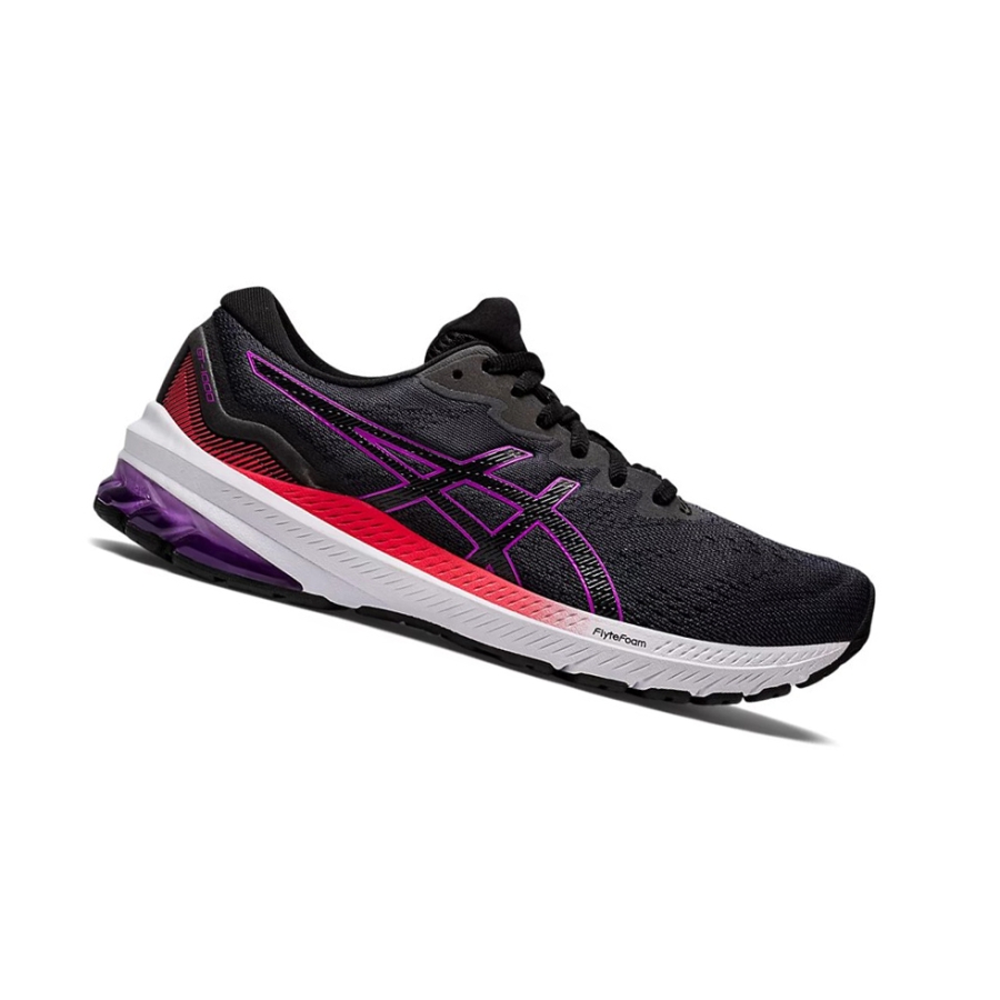 Black / Orchid Women\'s Asics GT-1000 11 Running Shoes | US71428ZR