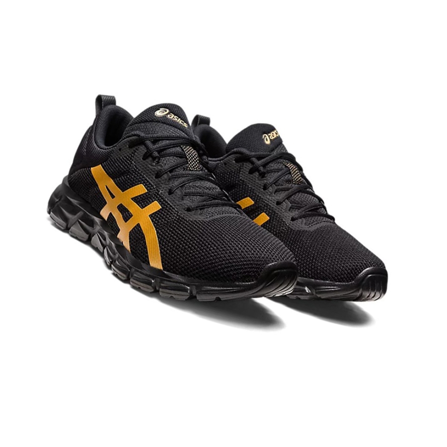 Black / Pure Gold Men's Asics GEL-QUANTUM LYTE Sneakers | US16872EV