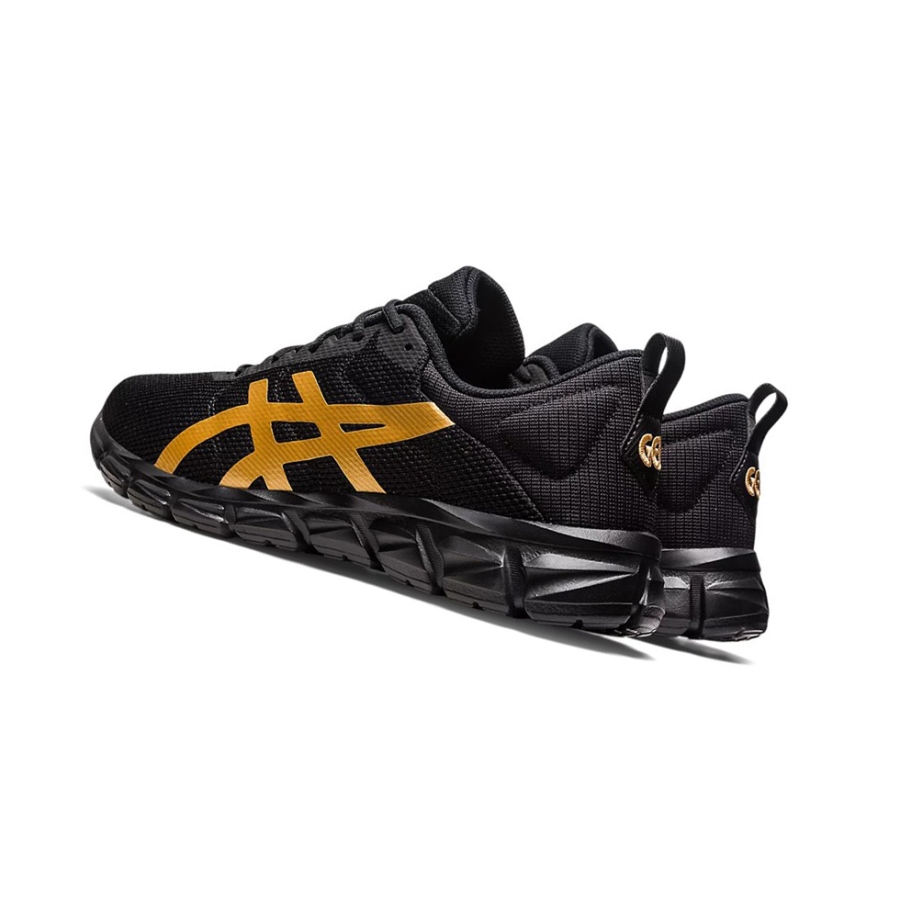 Black / Pure Gold Men's Asics GEL-QUANTUM LYTE Sneakers | US16872EV