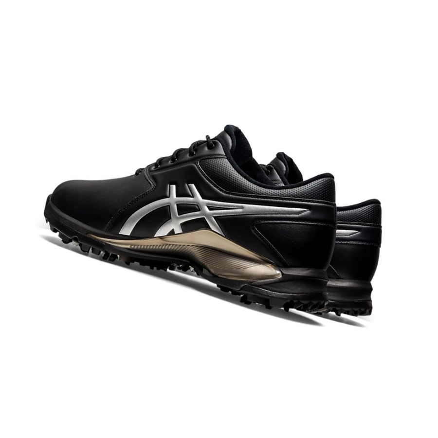 Black / Pure Silver Men's Asics GEL-ACE PRO M Golf Shoes | US80563WV