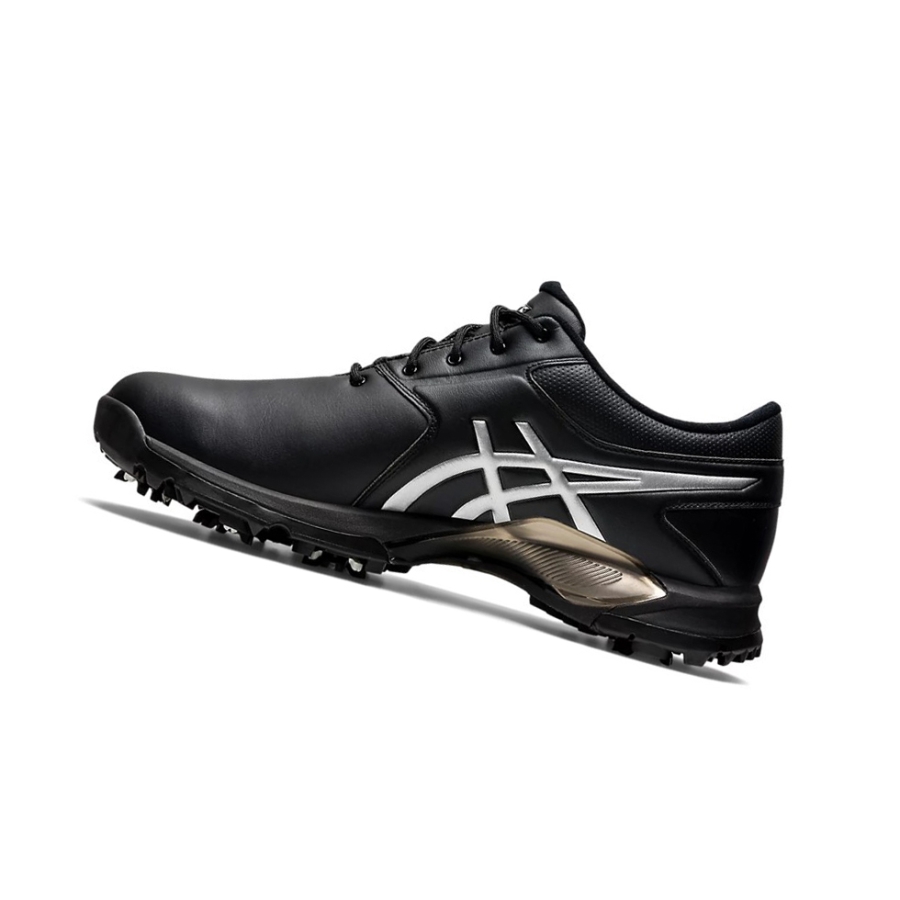 Black / Pure Silver Men's Asics GEL-ACE PRO M Golf Shoes | US80563WV