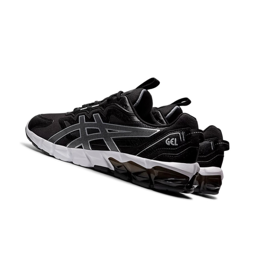 Black / Pure Silver Men's Asics GEL-QUANTUM 90 Sneakers | US37845WM