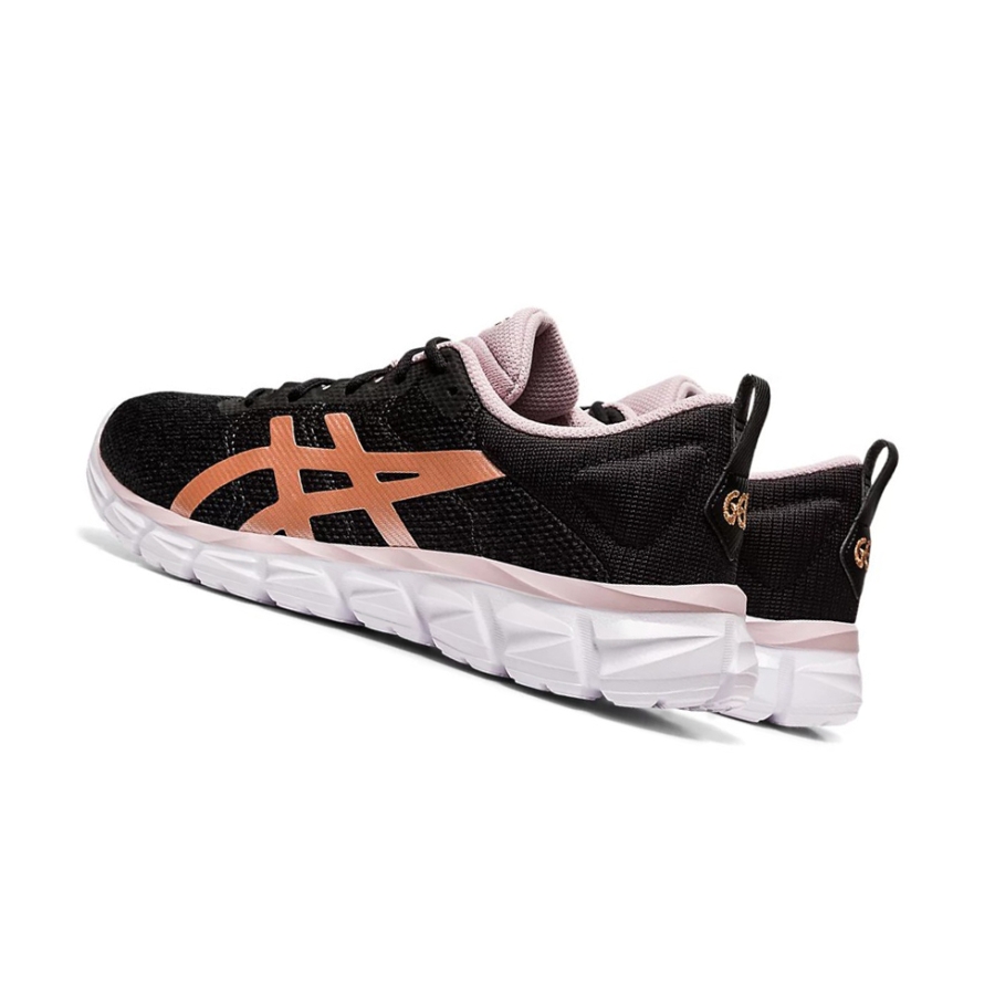 Black / Rose Gold Women's Asics GEL-QUANTUM LYTE Sneakers | US09243EC