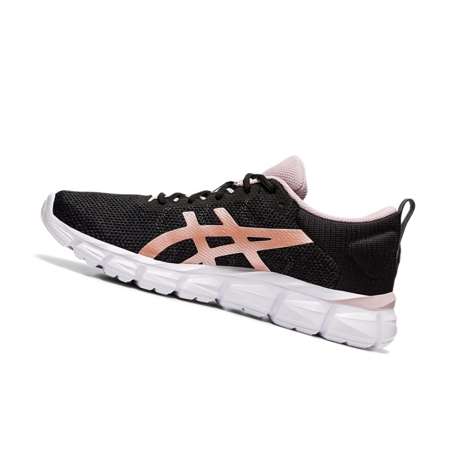 Black / Rose Gold Women's Asics GEL-QUANTUM LYTE Sneakers | US09243EC