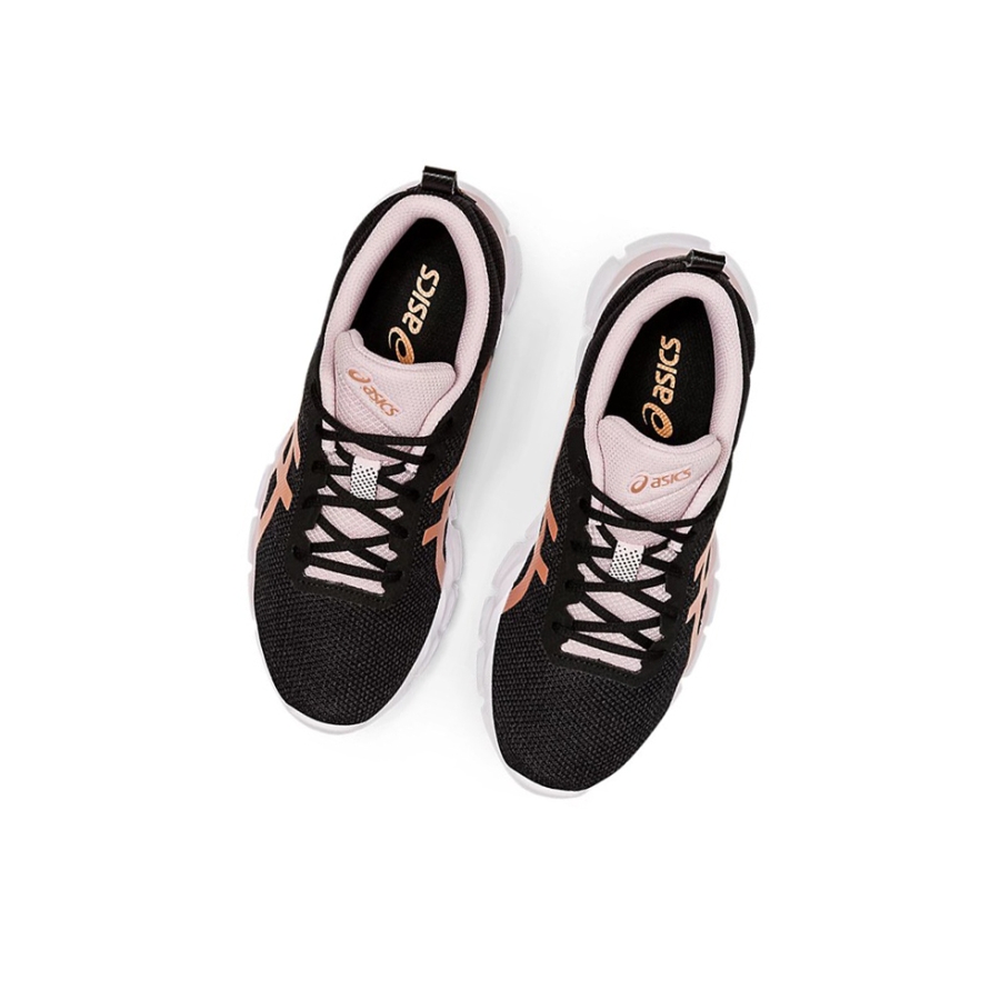 Black / Rose Gold Women's Asics GEL-QUANTUM LYTE Sneakers | US09243EC