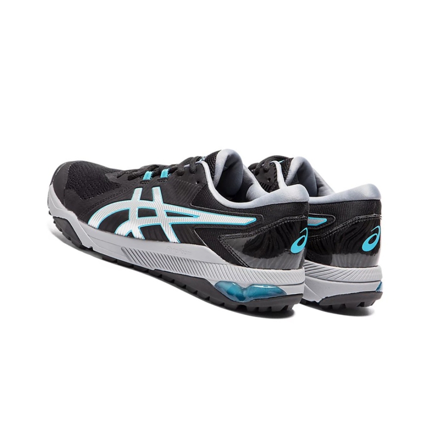 Black / Silver Men's Asics GEL-COURSE GLIDE Golf Shoes | US46189TX