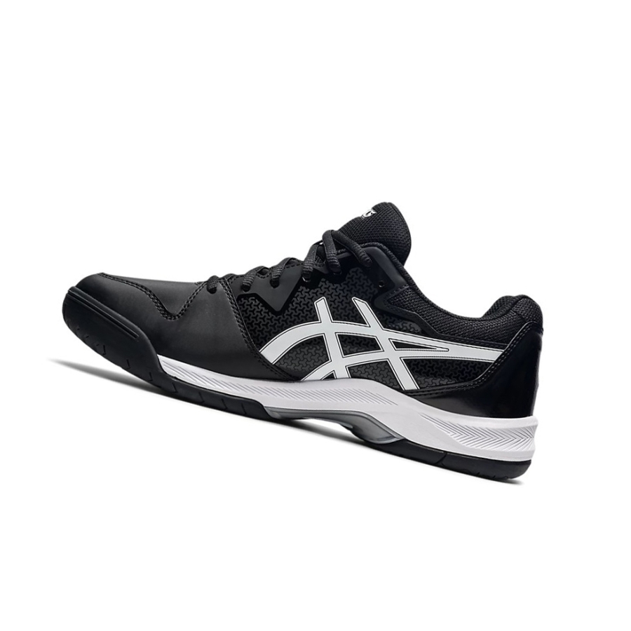 Black / White Men's Asics GEL-DEDICATE 7 Tennis Shoes | US30745NS