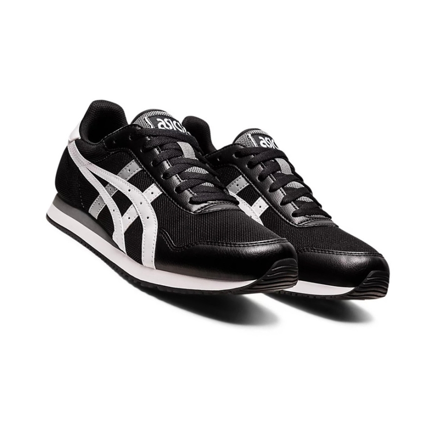 Black / White Men's Asics TIGER RUNNER Sneakers | US97520VS