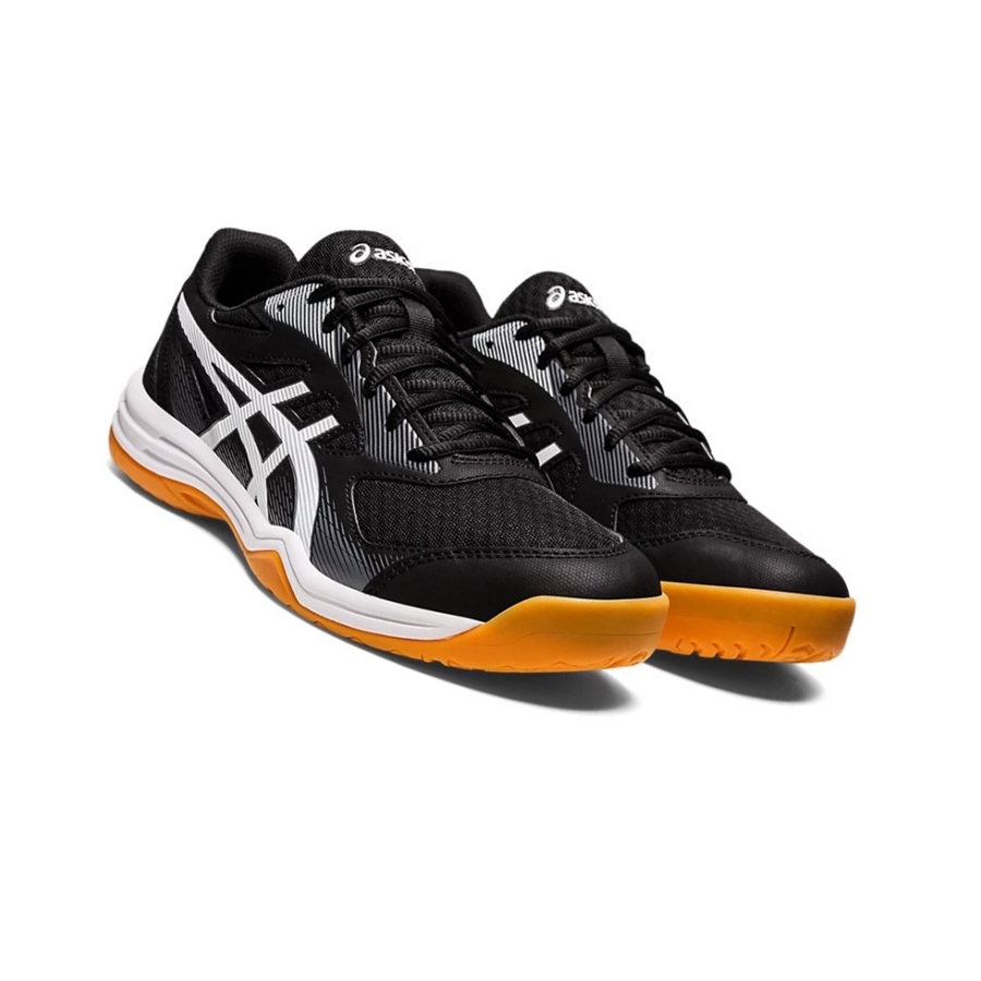 Black / White Men's Asics UPCOURT 5 Volleyball Shoes | US25613OQ