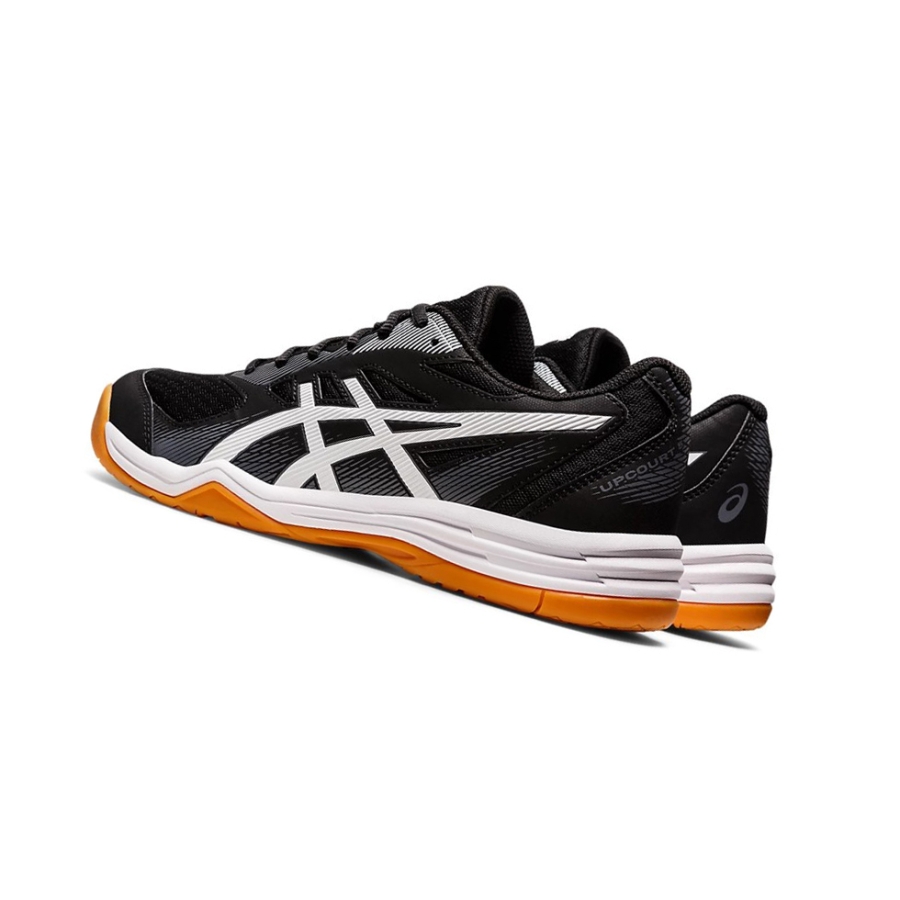 Black / White Men's Asics UPCOURT 5 Volleyball Shoes | US25613OQ