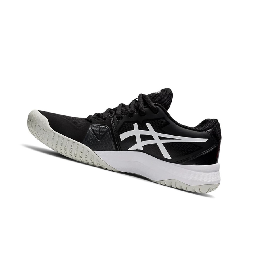 Black / White Women's Asics GEL-CHALLENGER 13 Tennis Shoes | US82490MQ