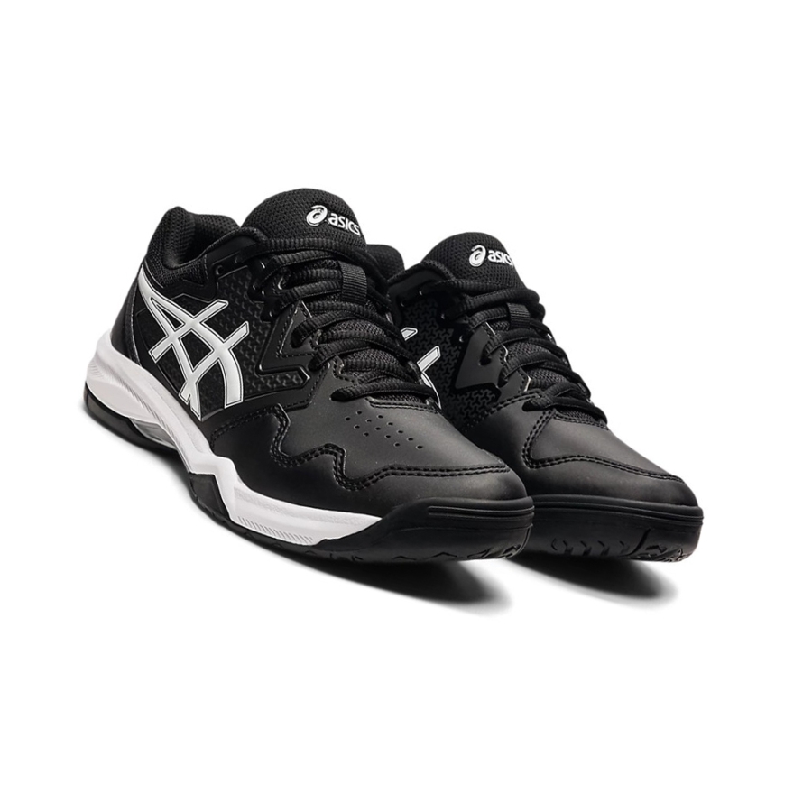 Black / White Women's Asics GEL-DEDICATE 7 Tennis Shoes | US12489VT