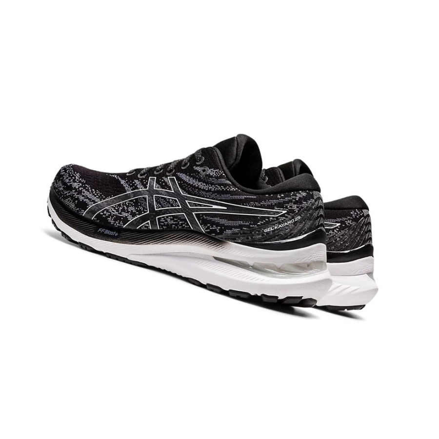 Black / White Women's Asics GEL-KAYANO 29 Running Shoes | US90135QJ