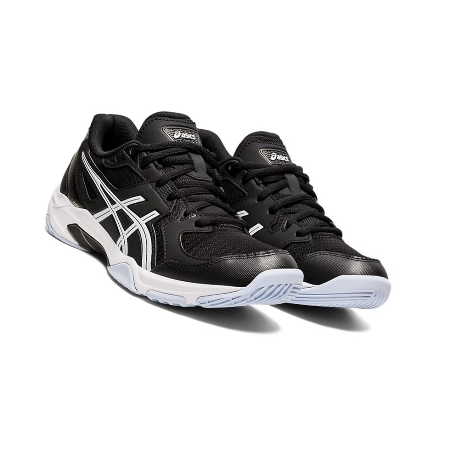 Black / White Women's Asics GEL-ROCKET 10 Volleyball Shoes | US18560XN