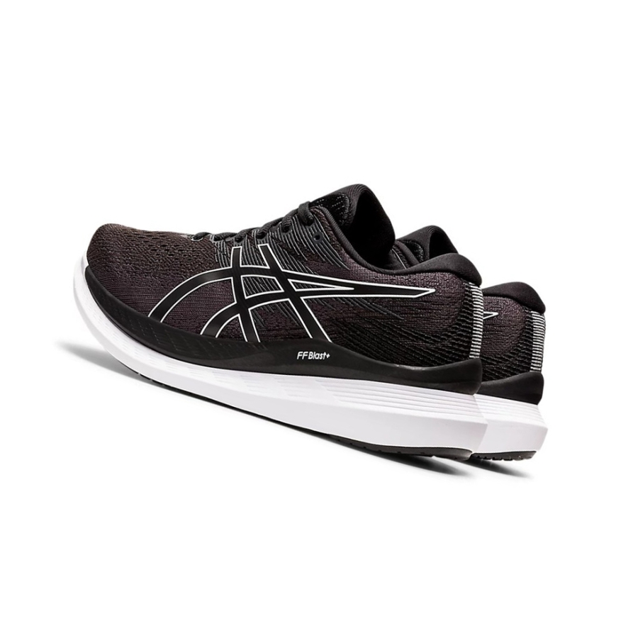 Black / White Women's Asics GlideRide 3 Running Shoes | US17083FI