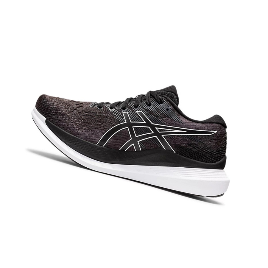 Black / White Women's Asics GlideRide 3 Running Shoes | US17083FI