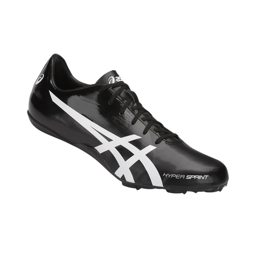 Black / White Women's Asics Hyper Sprint 7 Track Shoes | US19467JY