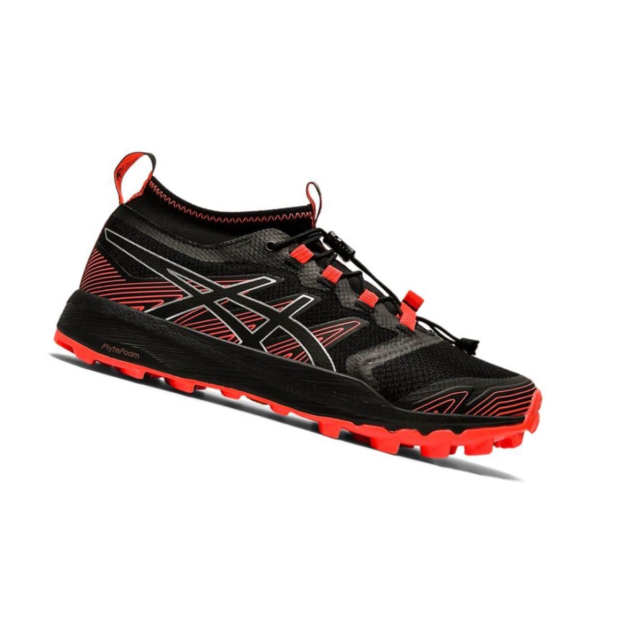 Black Women\'s Asics FUJITRABUCO PRO Trail Running Shoes | US47518MH