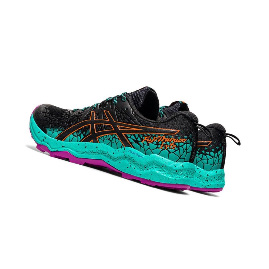 Black Women's Asics FUJITRABUCO Trail Running Shoes | US52946TZ