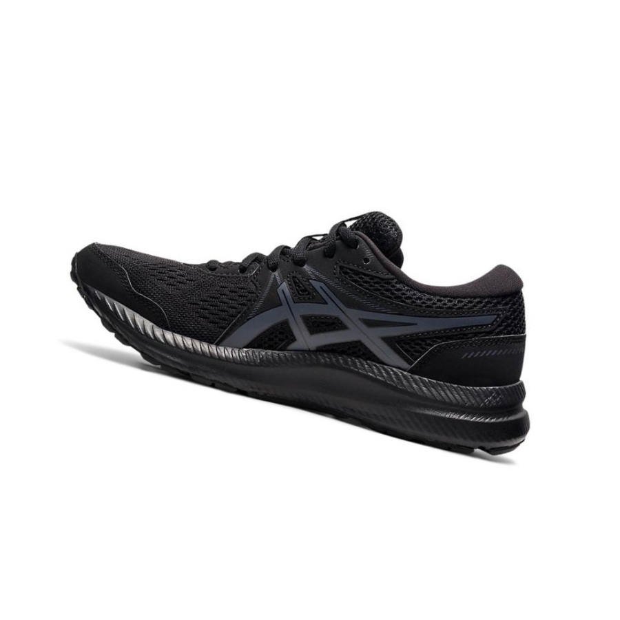 Black Women's Asics GEL-CONTEND 7 Running Shoes | US06159DJ