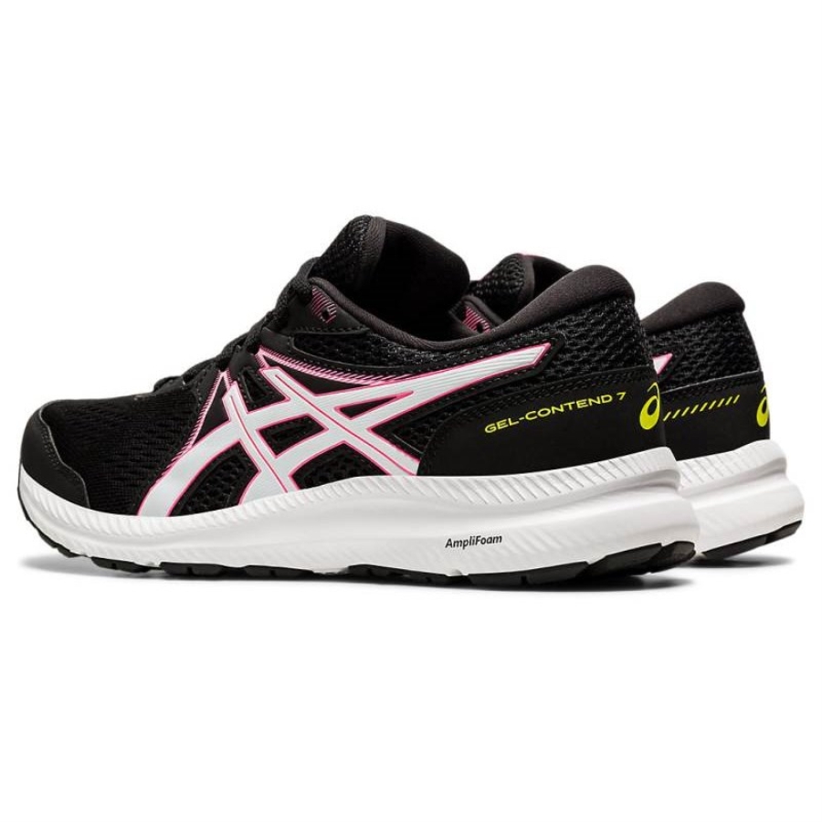 Black Women's Asics GEL-CONTEND 7 Running Shoes | US68437JF