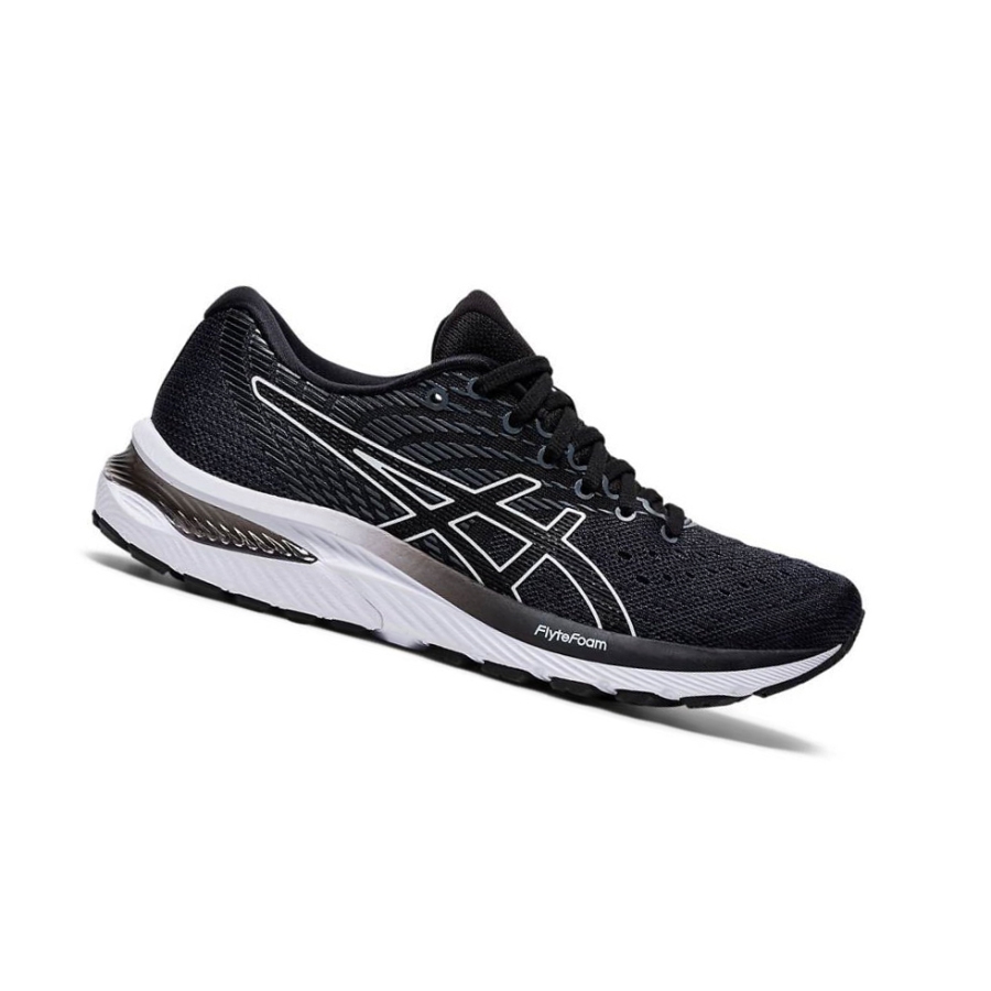 Black Women\'s Asics GEL-CUMULUS 22 Running Shoes | US76128IV