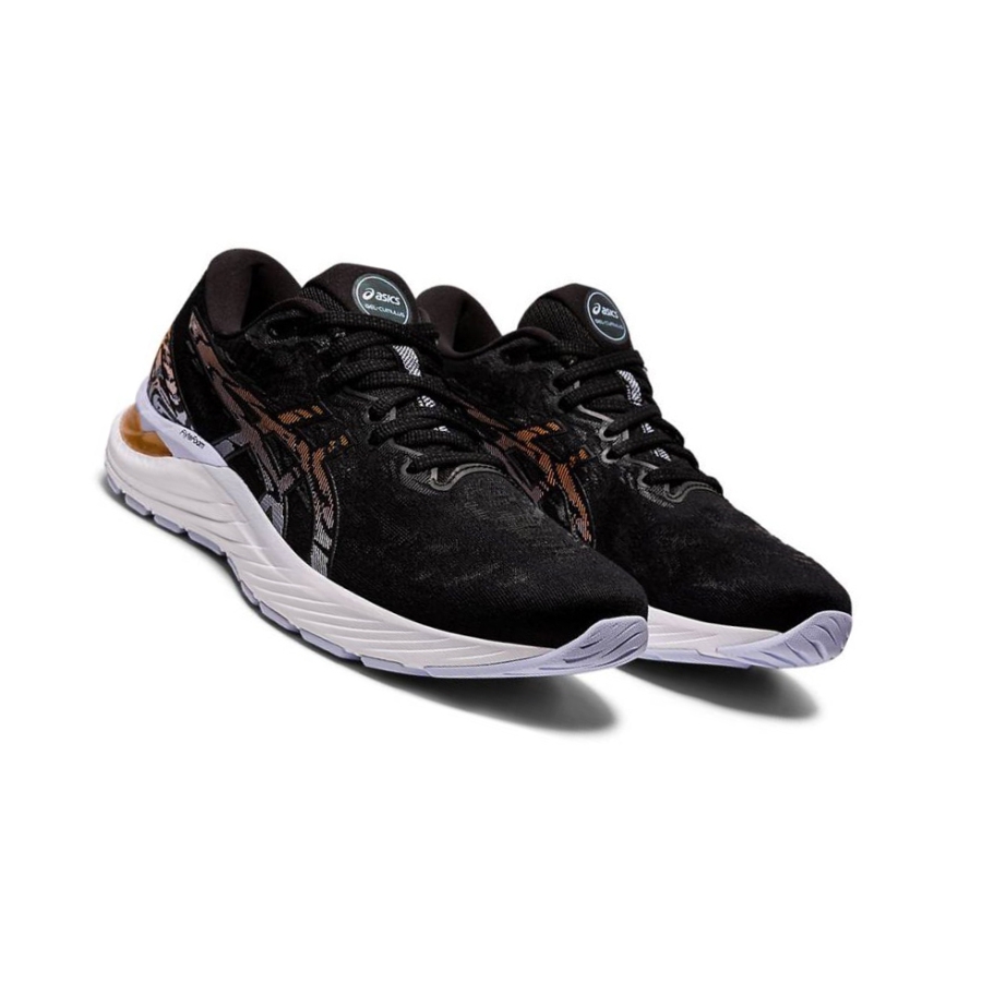 Black Women's Asics GEL-CUMULUS 23 Wide Running Shoes | US41598UL