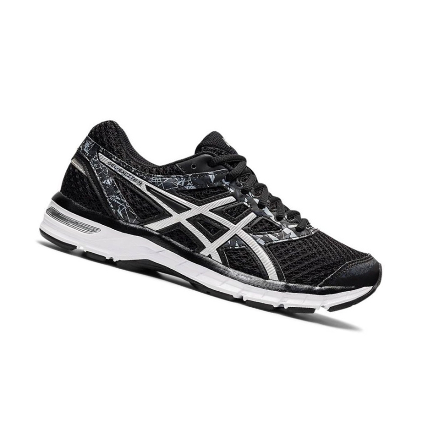 Black Women\'s Asics GEL-Excite 4 Running Shoes | US25807UI