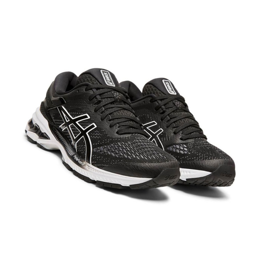 Black Women's Asics GEL-KAYANO 26 wide Running Shoes | US26159GJ