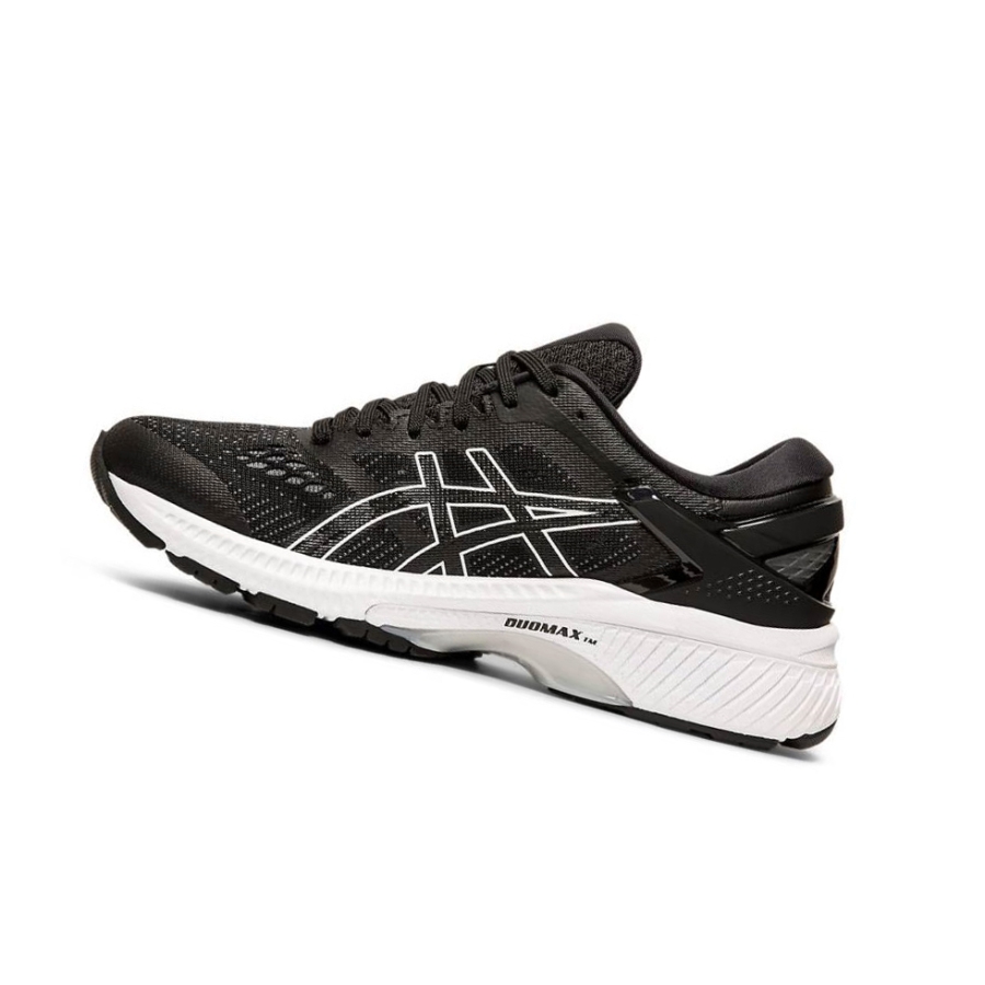 Black Women's Asics GEL-KAYANO 26 wide Running Shoes | US26159GJ