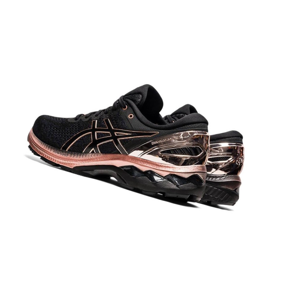 Black Women's Asics GEL-KAYANO 27 PLATINUM Running Shoes | US74358XF