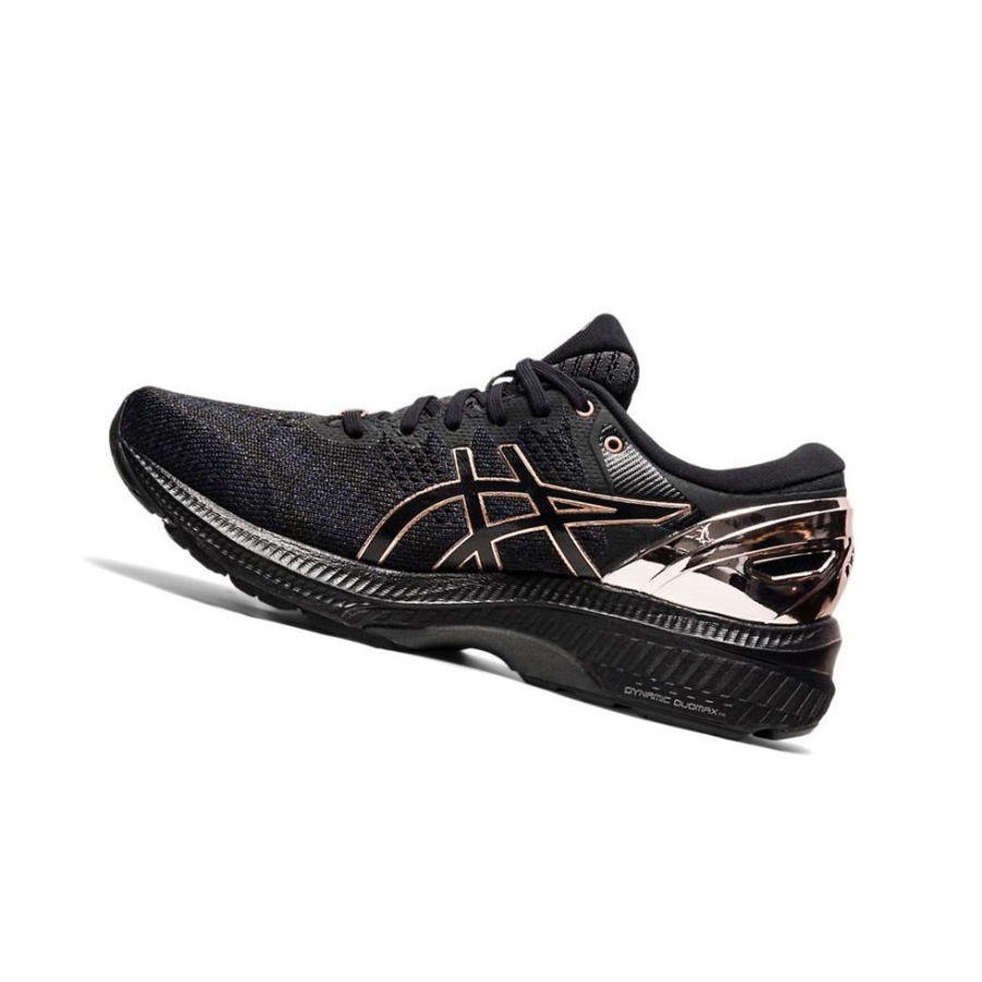 Black Women's Asics GEL-KAYANO 27 PLATINUM Running Shoes | US74358XF