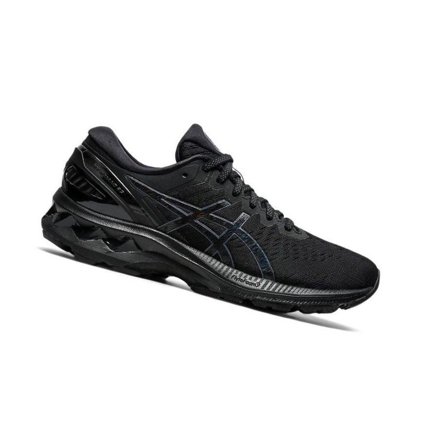 Black Women\'s Asics GEL-KAYANO 27 Running Shoes | US56390WQ