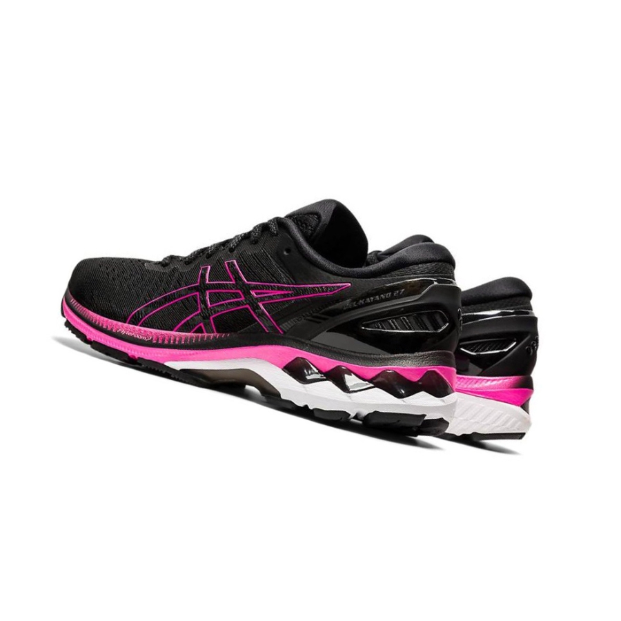 Black Women's Asics GEL-KAYANO 27 Running Shoes | US78510FV