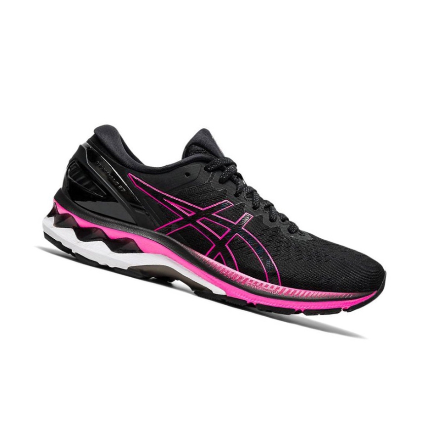 Black Women\'s Asics GEL-KAYANO 27 Running Shoes | US78510FV