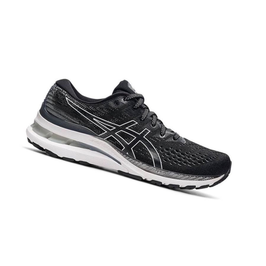 Black Women\'s Asics GEL-KAYANO 28 Narrow Running Shoes | US91208BR