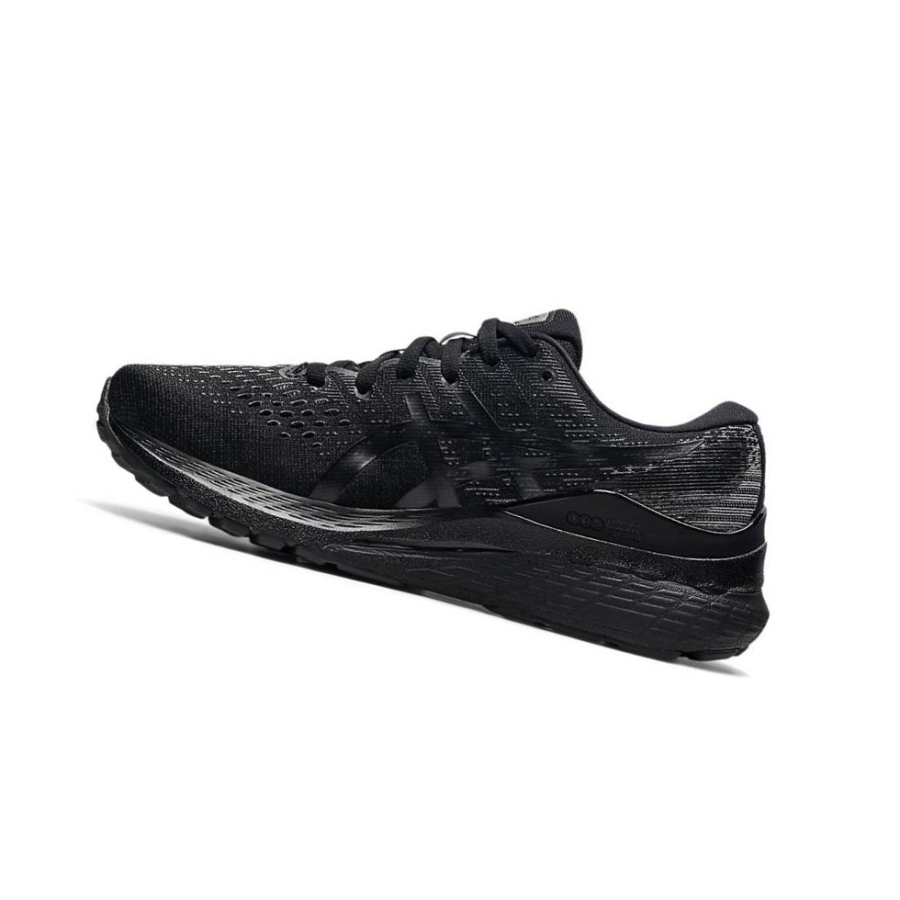 Black Women's Asics GEL-KAYANO 28 Wide Running Shoes | US07621OY