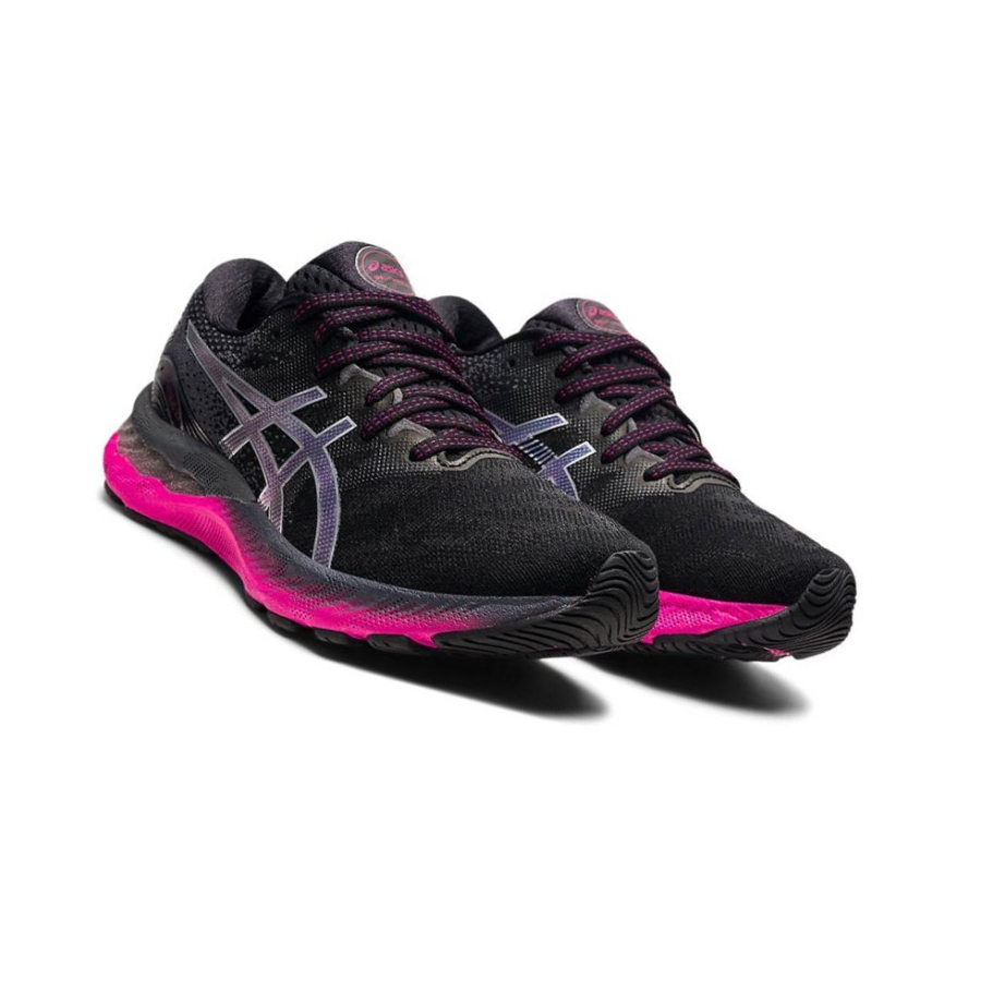 Black Women's Asics GEL-NIMBUS 23 Running Shoes | US19804GT