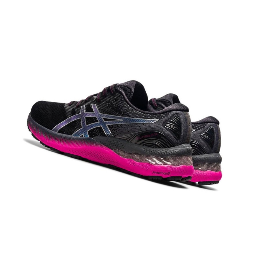 Black Women's Asics GEL-NIMBUS 23 Running Shoes | US19804GT