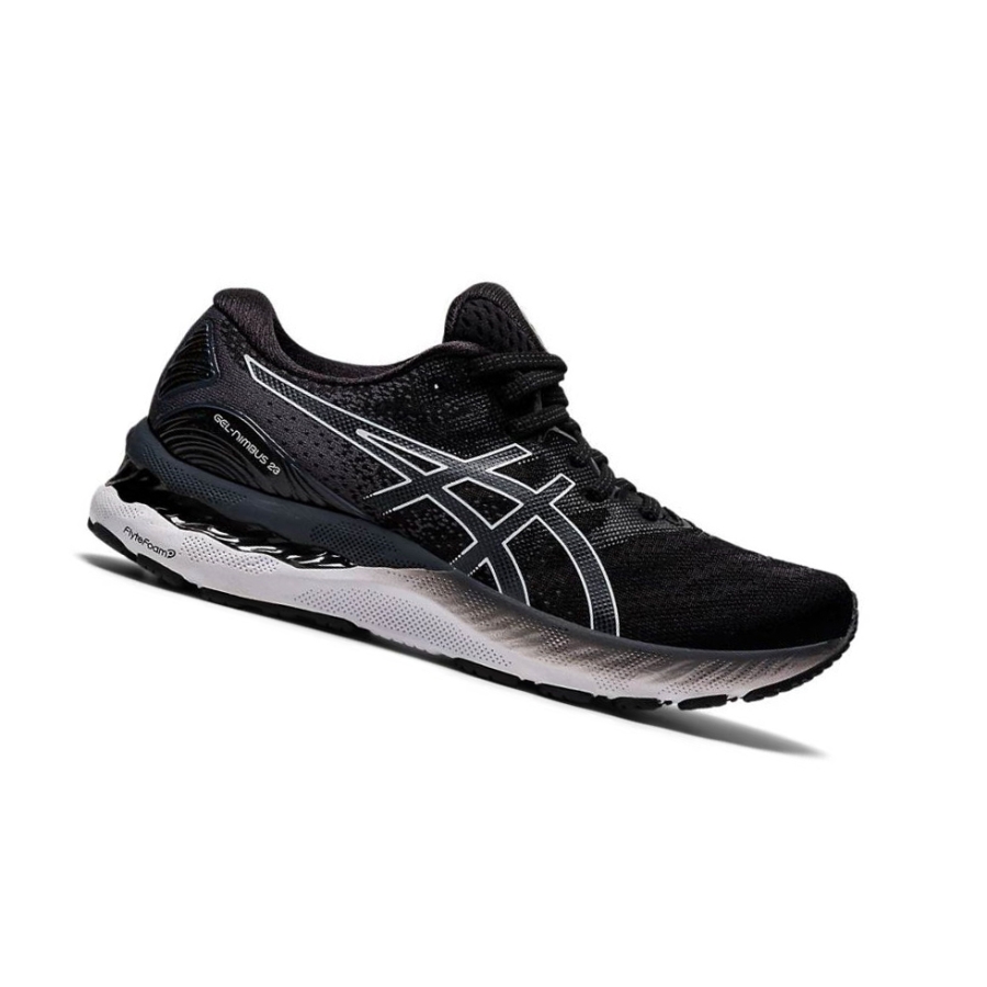 Black Women\'s Asics GEL-NIMBUS 23 Running Shoes | US31745IK