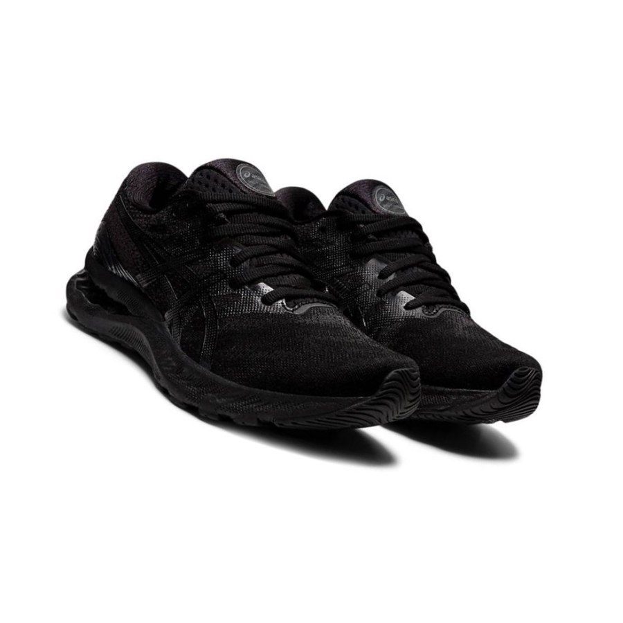 Black Women's Asics GEL-NIMBUS 23 Running Shoes | US81237EJ