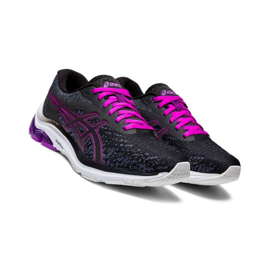 Black Women's Asics GEL-PULSE 12 MK Running Shoes | US14756HO